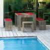 Tavola moderne Design Garten-Sitzgruppe aus massivem Holz