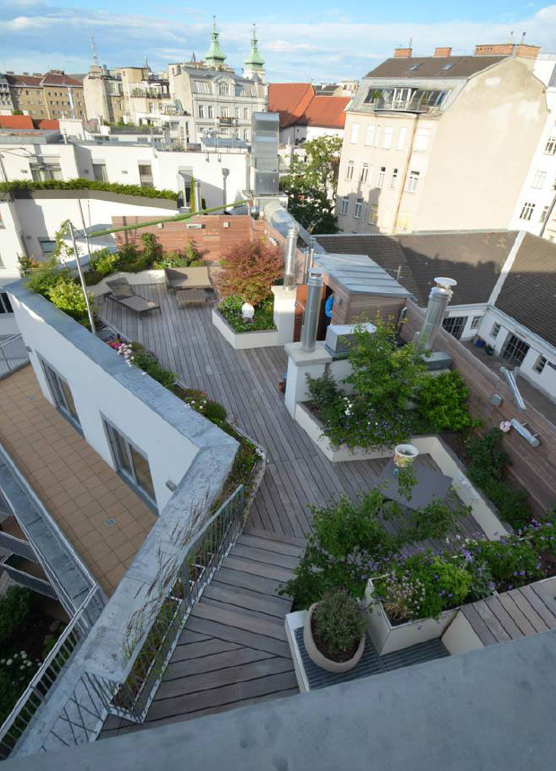Exklusive Dachterrasse