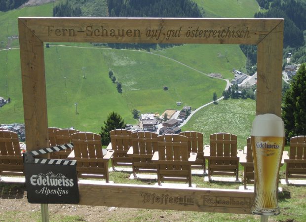 Edelweiss Alpenkino Edelweiss Alpenkino: Gartenmöbel Unikate aus Holz exklusiv nach Architekten und Design-Entwurf