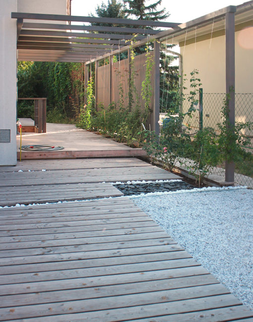 mit Pergola WALLI Wohnraum Garten