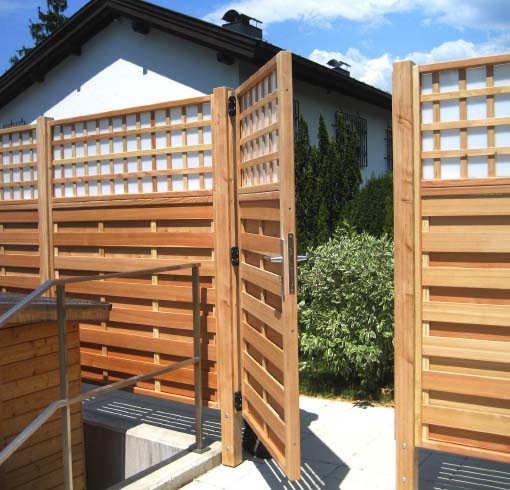 Sichtschutz – individuelle Lösungen in Holz exklusiv vom Gartentischler