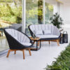 Peacock – wunderschön und komfortabel, Lounge Sessel und 2-Sitzer-Sofa jetzt bei WALLI Wohnraum Garten