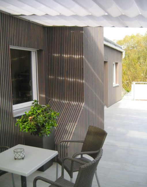 Referenzen für Holzfassaden Lärche grau geölt – Fassadenverkleidung für moderne Architektur