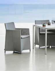 Diamond Dining Chair – exklusiver und leichter Essstuhl für die Terrasse von Cane-line
