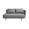 Moments 2-Sitzer Modulsofa, links, inkl. Grey Kissensatz