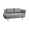 Moments 2-Sitzer Modulsofa, links, inkl. Grey Kissensatz