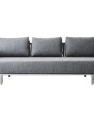 Moments 3-Sitzer Sofa, inkl. Grey Kissensatz