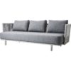 Moments 3-Sitzer Sofa, inkl. Grey Kissensatz