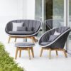 Peacock Hocker/Beistelltisch Weave