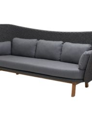 Peacock-Wing 3-Sitzer Sofa Soft Rope