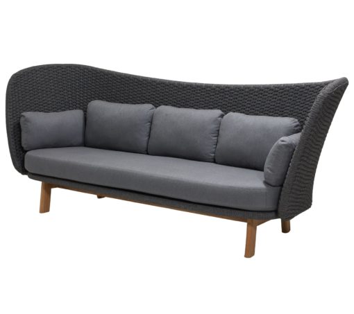 Peacock-Wing 3-Sitzer Sofa Soft Rope