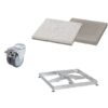 somb sockel mit beiden Platten und rollen